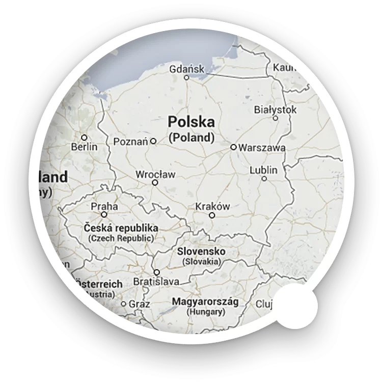 Map: Nowy Sącz, Poland