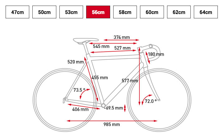 Cube Peloton Race 2014 geometry